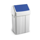 BIN WITH SWING BLUE LID 12L (TT 5224)